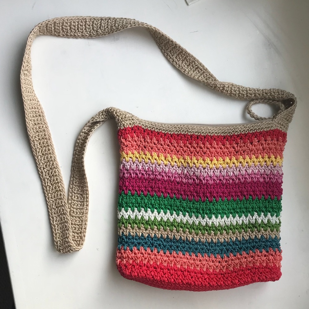Crotchet Rainbow Crossbody // The Sak